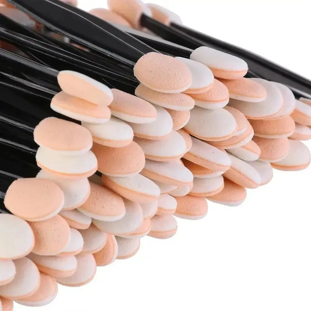 Double Sided Eyeshadow Applicators In Bulk Sponge Eye Shadow Brushes Disposable Mini Makeup Brushes Wholesale Cosmetic Tools