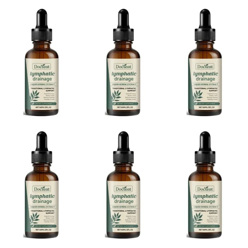 Lymphatic Drainage Drops 60ml Supplement Help Bloat Relief & Immune System Health with Cleavers Red Clover and Stillingia Root — image 12