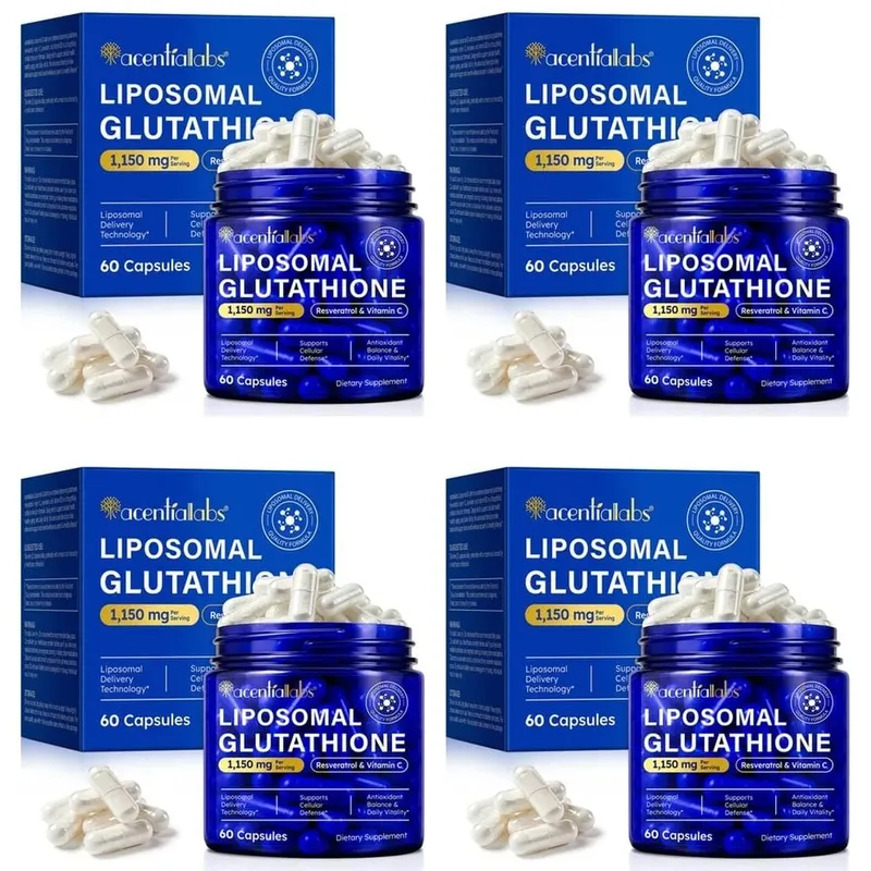 Cápsulas de glutatión liposomal con resveratrol y vitamina C para defensa antioxidante, soporte inmunológico y celular, 60 cápsulas — image 10