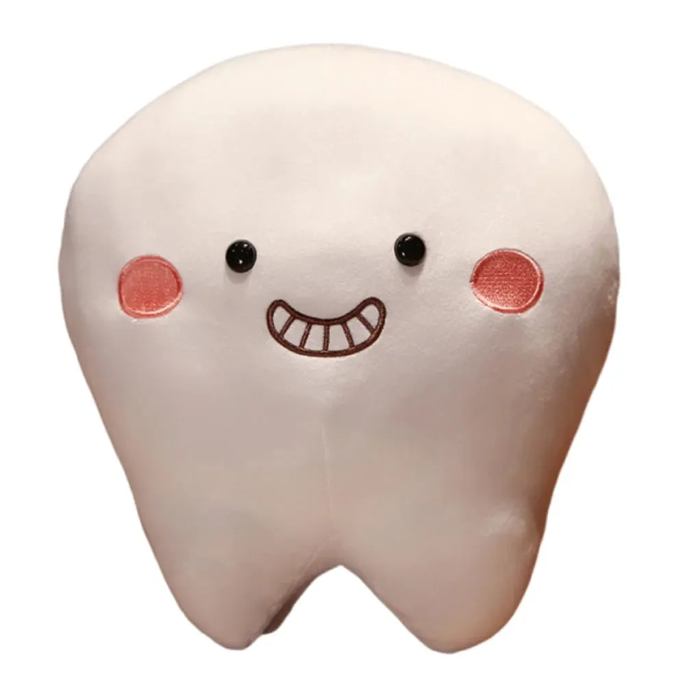 Soft Pillow Tooth Plush Toys Creative Cushion Children Gits Teeth Stuffed Pillow Cartoon Design Oral Teeth Throw Pillow — image 2