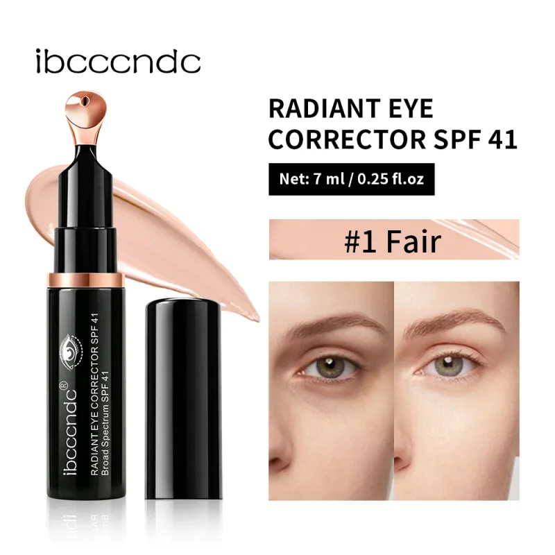 SPF 41 Eye Corrector Concealer Hydrating Suncreen Concealer Under Eye Color Corrector Dark Circles Eye Cream Woman Makeup