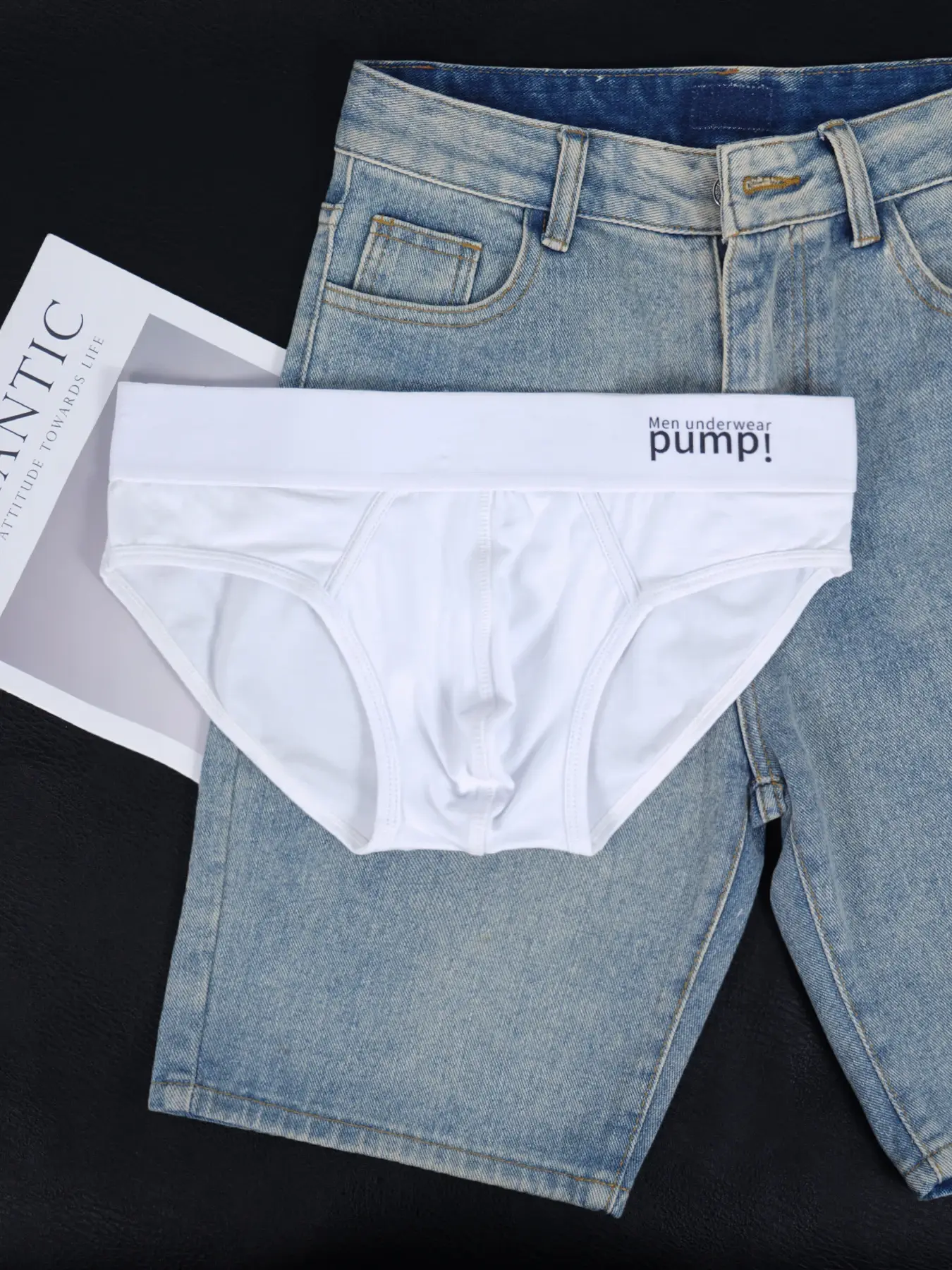 2 PCS Men's Cotton Briefs U Convex Pouch Soft Skin-Friendly Sexy Underwear — image 6