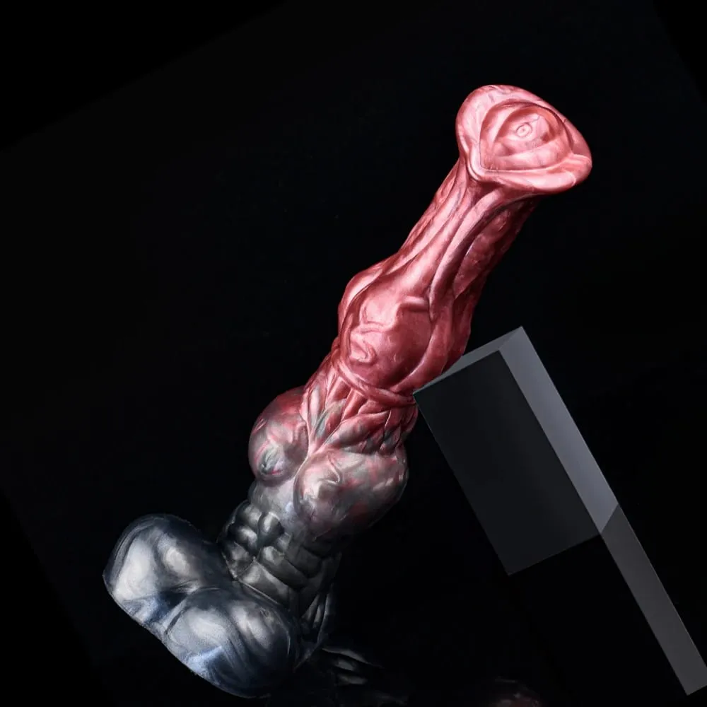 Silicone Horse Dildo Long Penis Anal Plug Huge Knot G-spot Vaginal Stimulator with Suction Cup Adult Sex toy for Women Men — image 3