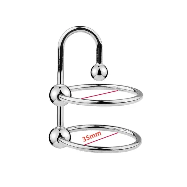 SM Urethral Dilator Cock Ring Stainless Steel Ejaculation Delay Penis Ring Metal Bead Delay Lock Fine Penis Plug Sex Toy for Men