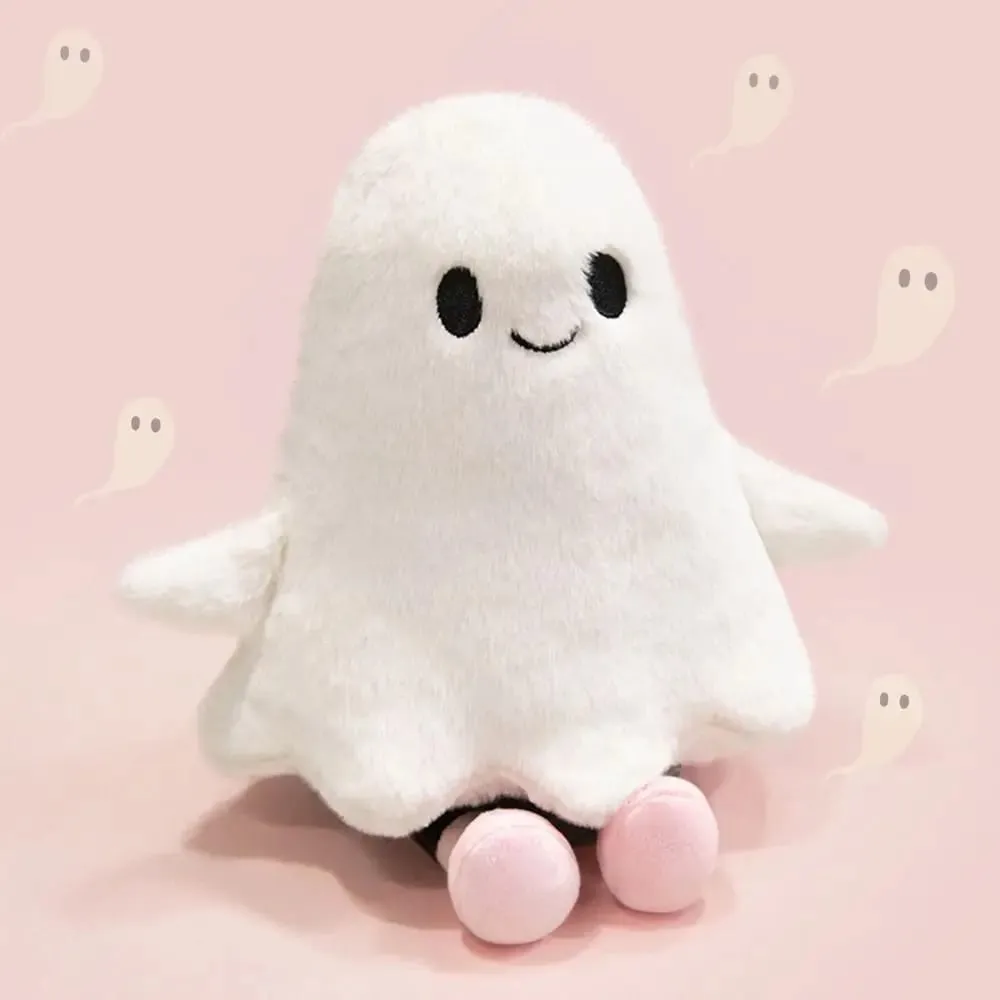 Simulation Little Ghost Interactive Handmade Cartoon Ghost Fluffy Collection Holloween Ghost Pillow Home Decor