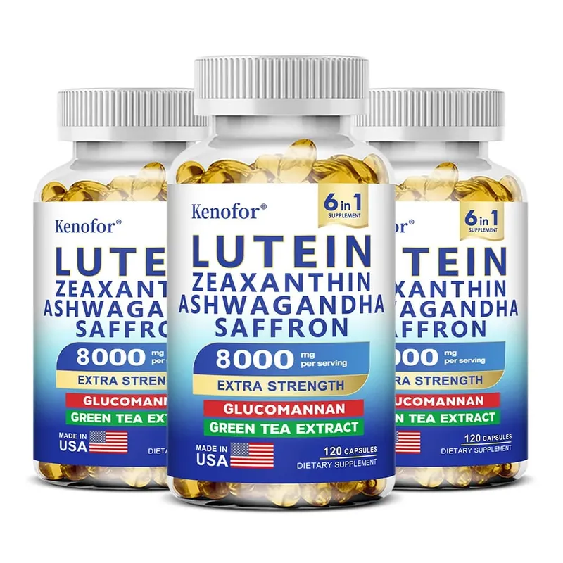 Lutein and Zeaxanthin Capsules - Eye Health Support Supplement Supports Overall Vision Vegan Friendly & Non-GMO 120 Softgels