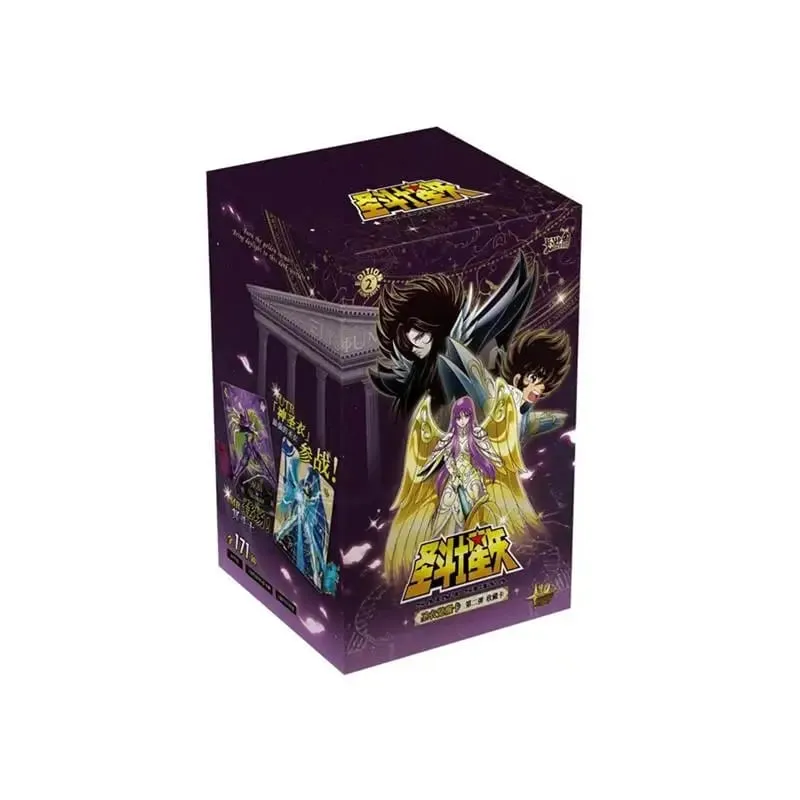 Genuine KAYOU Saint Seiya Manga Version Collection Cards Contract Pack Vol.1 Anime TCG Rare Collectible Trading Cards Gifts Toys