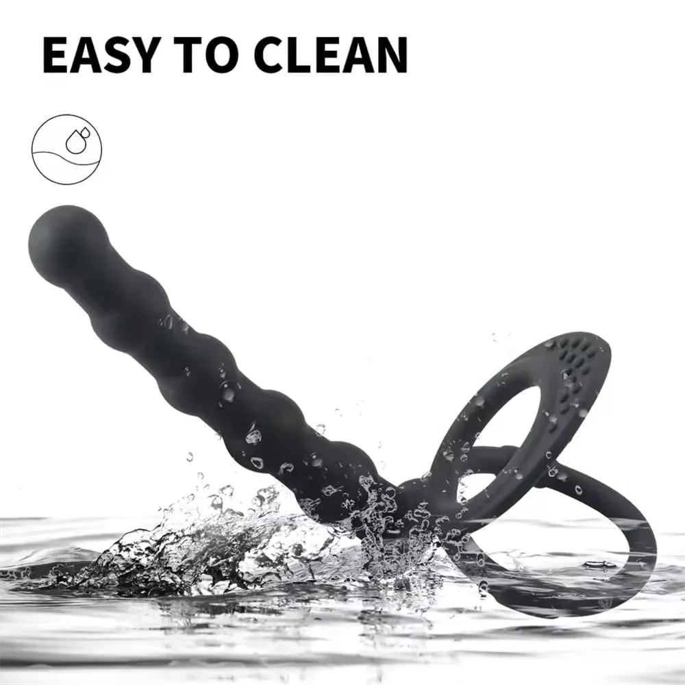 Anal Dildo Butt Plug Masturbation Sex Toys for Adults Men Women Gay Silicone Anal Beads Vaginal G-Spot Stimulator Backyard Beads — image 3