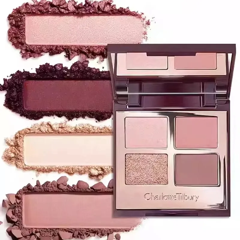 Charlotte Tilbury 럭셔리 팔레트 필로우 토크 리드샤튼 팔레트 누드 핑크 4 in 1 Langanhaltend Matt Schimmernd Augen 메이크업