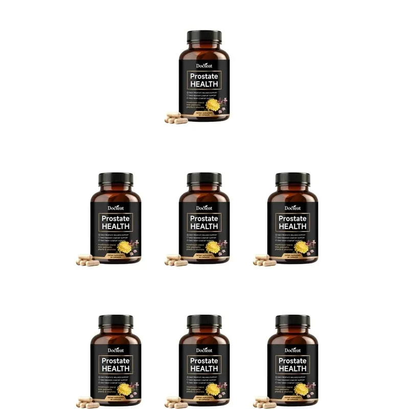 Prostate Health Capsules for Men Saw Palmetto Pumpkin Seed & Lycopene with Zinc for Urinary Flow & Bladder Comfort 60 Count — image 13