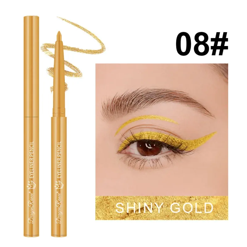 Waterproof Black Brown Eyeliner Gel Pencil Matte Smooth Quick Dry Easy Wear Pearlescent Eyeshadow Eye Liner Pen Makeup for Eyes — image 18