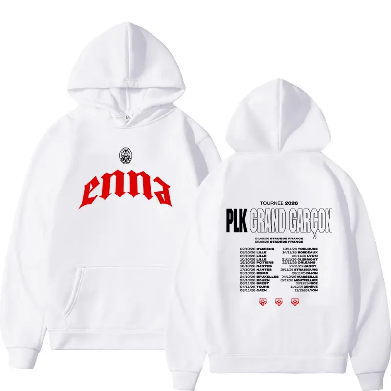 Rapper PLK Grand Garcon 2026 Tour Merch Hoodies Men Women Clothing Fashion Hip Hop Pullovers Long Sleeves Sweatshirts Streetwear — image 4