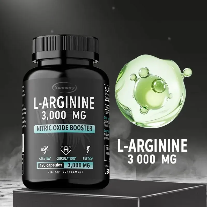 L-Arginine 3000mg - Men's Strength and Endurance Supplement To Improve Sexual Performance and Support Reproductive Health — image 3