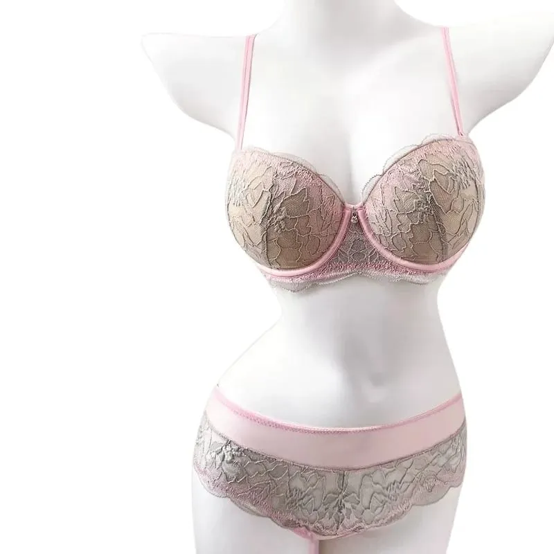 Hot Sale Purple Minimizer Bra Plus Size Soft Lace Wireless Anti Sagging Big Bust Look Smaller Breathable Bras M-XL