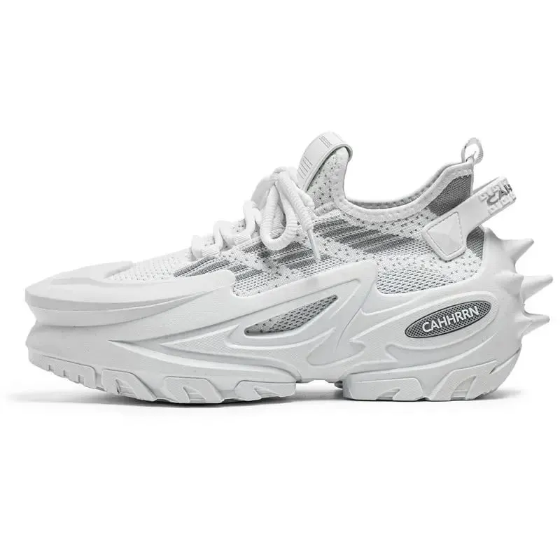 Original Brand Shoes for Man Luxury Knit Breathable Mecha Design Men Sneakers Increased Height Dad Shoes Fashion Socks Shoes — image 6