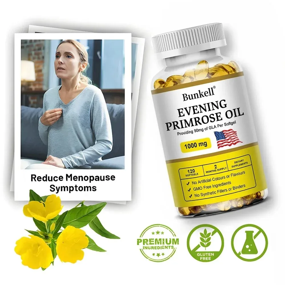 Evening Primrose Oil - Anti-oxidation Bone Strengthening Immunity Enhancement Endocrine Health Improvement — image 3