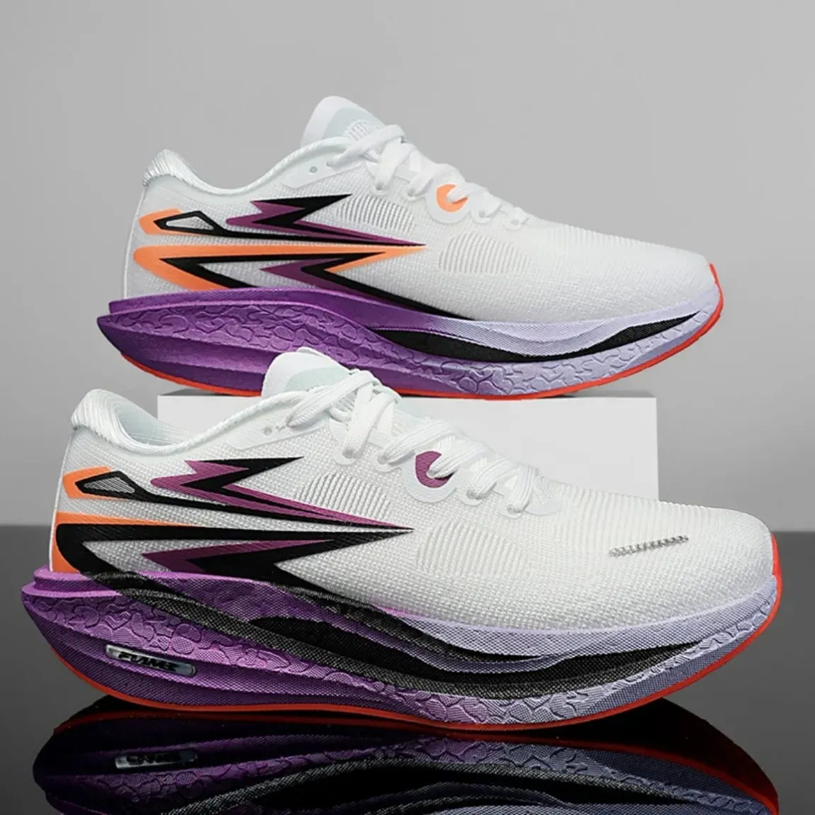Carbon Plate Marathon Running Shoes Men Women Breathable Lightweight Sports Sneakers Shock Absorbing Athletic Shoes