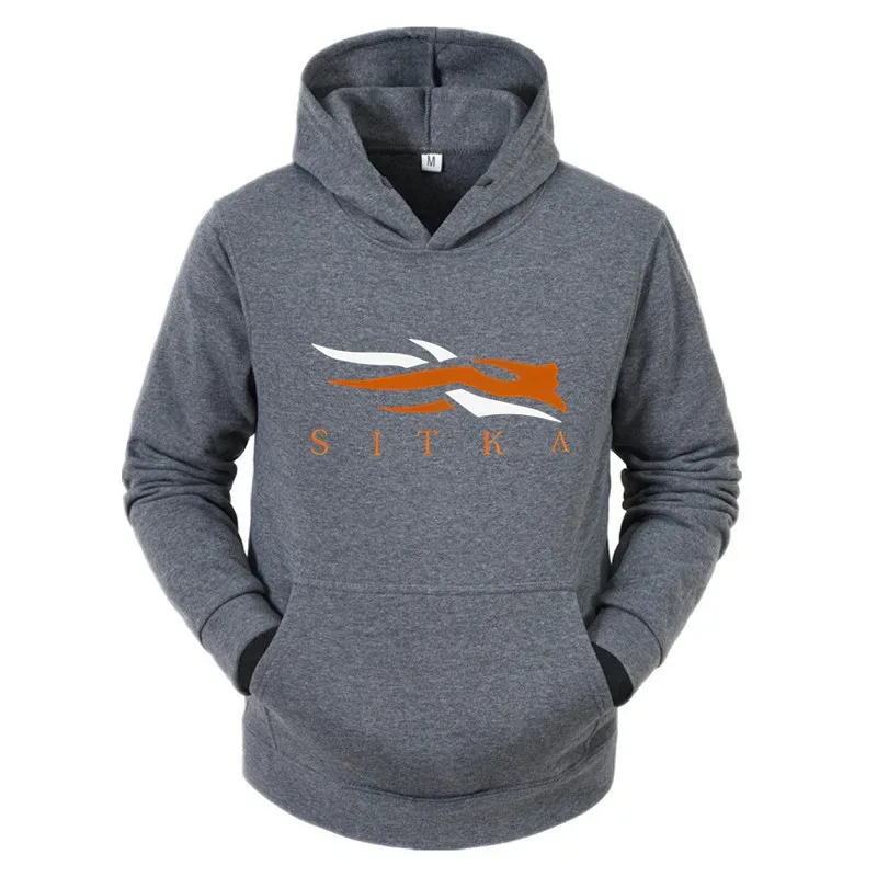 2026 New SITKA Letter Printed Fashion Men's Street Harajuku Y2K Autumn/Winter Hoodie Hip Hop Warm Sports and Leisure Clothing — image 6