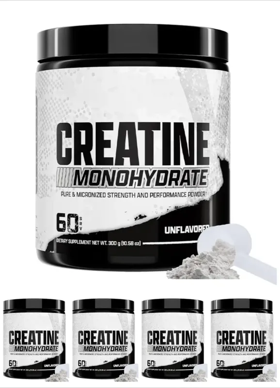 Creatine Monohydrate Powder 5g Per Serving Supports Strength Muscle Recovery Unflavored 60 Servings 300g — image 11