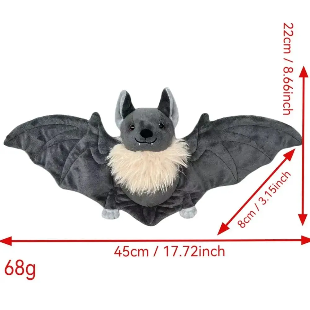 Realistic Huggable Design Stuffed Bat Plush Lifelike Stuffed Plush Toy Gift Realistic Bat Toy Bat Plush Toy Christmas Party