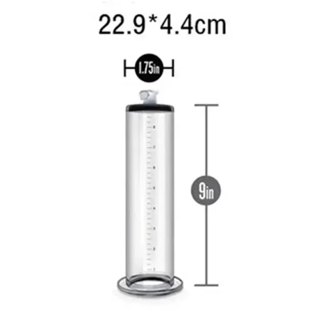 Male Penes Pump Manual Vacuum Penis Enlarger Mga Sex Toys Para sa Lalaki Pagpapalaki ng Penis Penile Extender Trainer Mga Matanda na Mga Produktong Sex 30cm