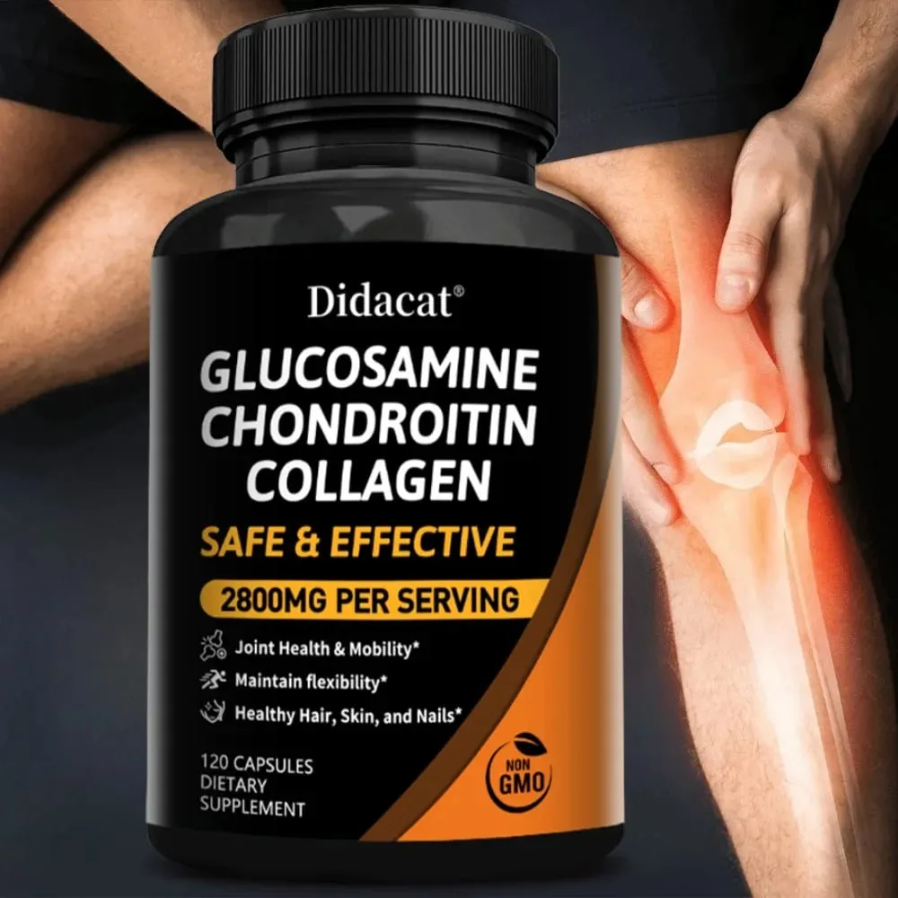 Chondroitin Glucosamine Collagen Capsules for Knee Joint Health Bone Quickly Nutrition Supplement — image 2