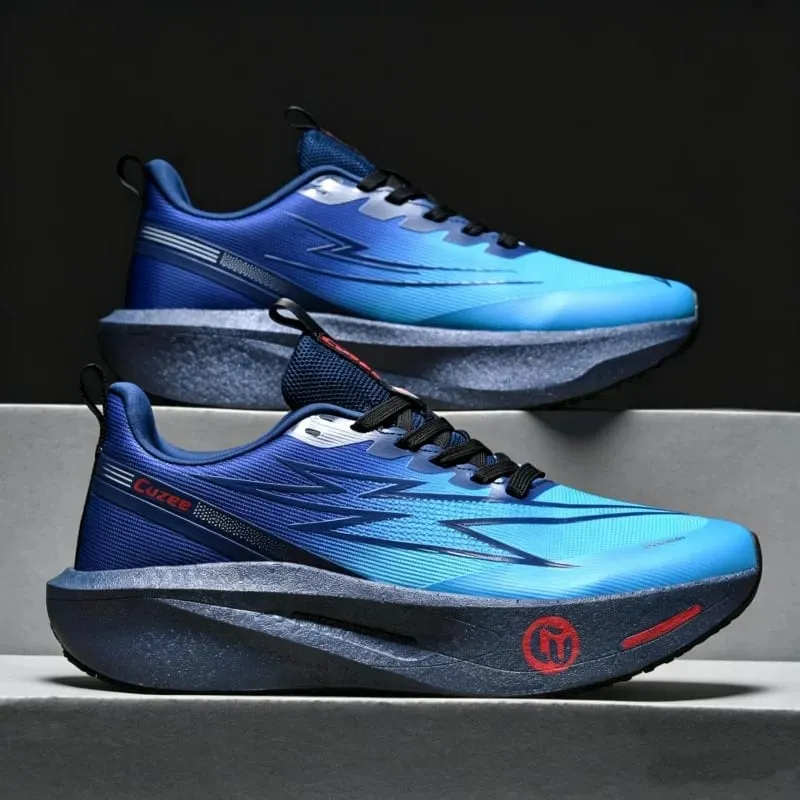 Men Running Shoes Carbon Board Speciality Marathon Casual Sports Breathable Lightweight Woman Comfortable Athletic Sneakers — image 2