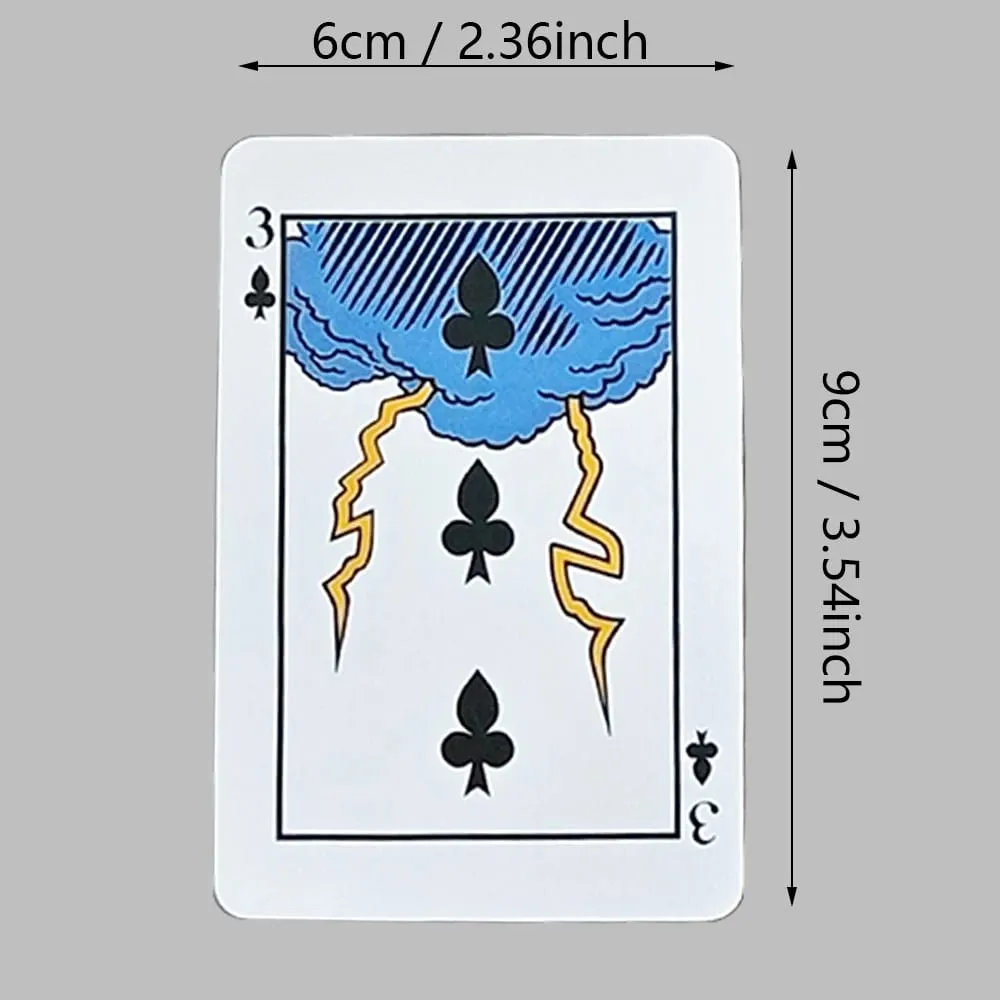 The Playing Card Deck Vintage Art Fortune Telling & Divination Cards