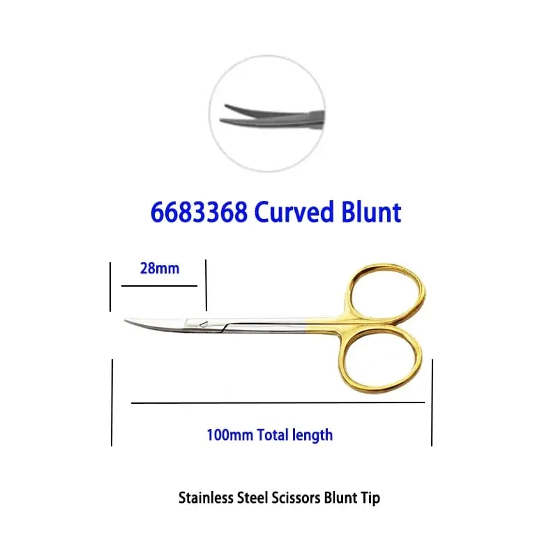 Non Medikal na paggamit Golded Coated Ring Gunting Mga Tool sa Pag-aayos ng Bahay Hi Eye — image 5