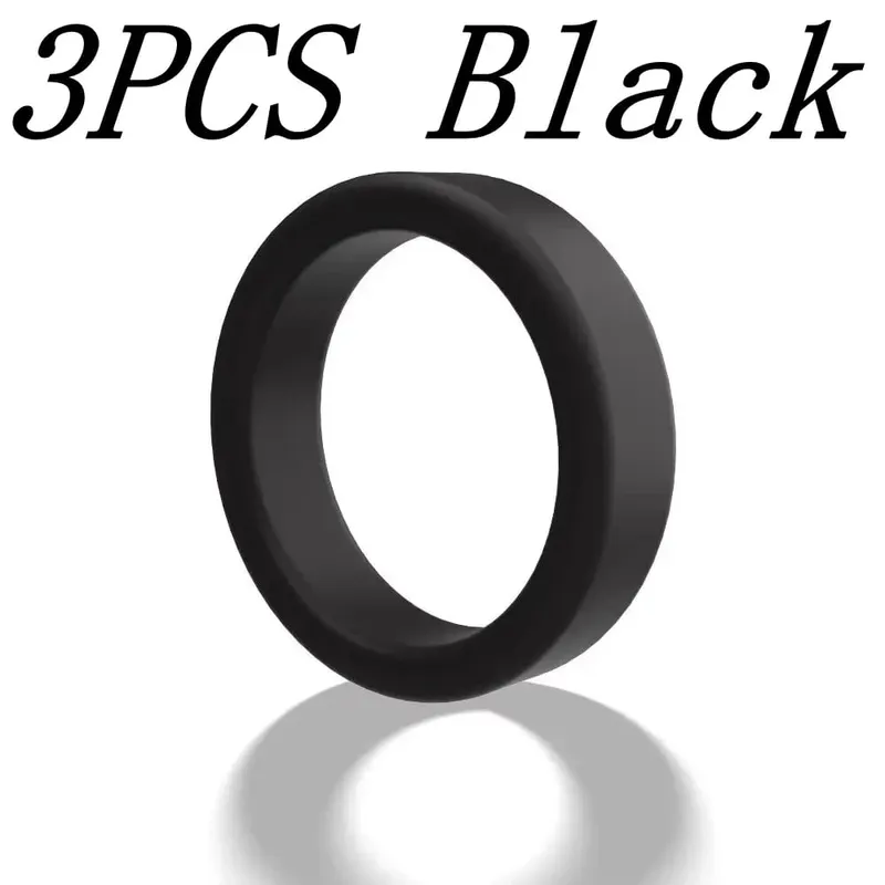 1/3 Pcs Men Penis Ring Silicone Cock Rings Male Lock Ejaculation Scrotal Ball Stretcher Anillo Hombre Cockring Sex Toys For Men