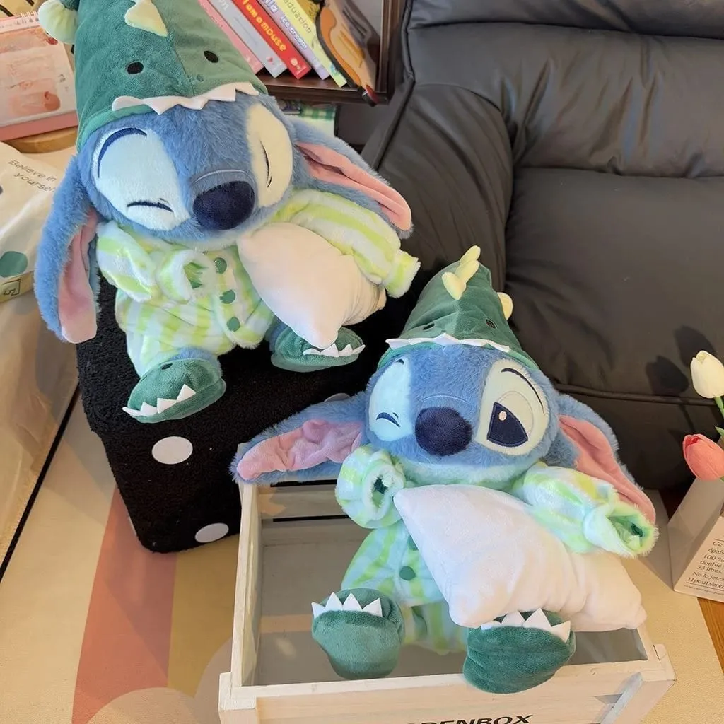 stitch boneca de pelúcia dos desenhos animados, sofá do quarto lance travesseiro presente de aniversário brinquedo de pelúcia decoração de casa decoração de festa — image 3