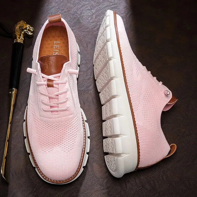 Men's Casual Dress Shoes Fashion Walking Sneakers Mesh Business Oxfords Work Lightweight Soft Sole — image 13