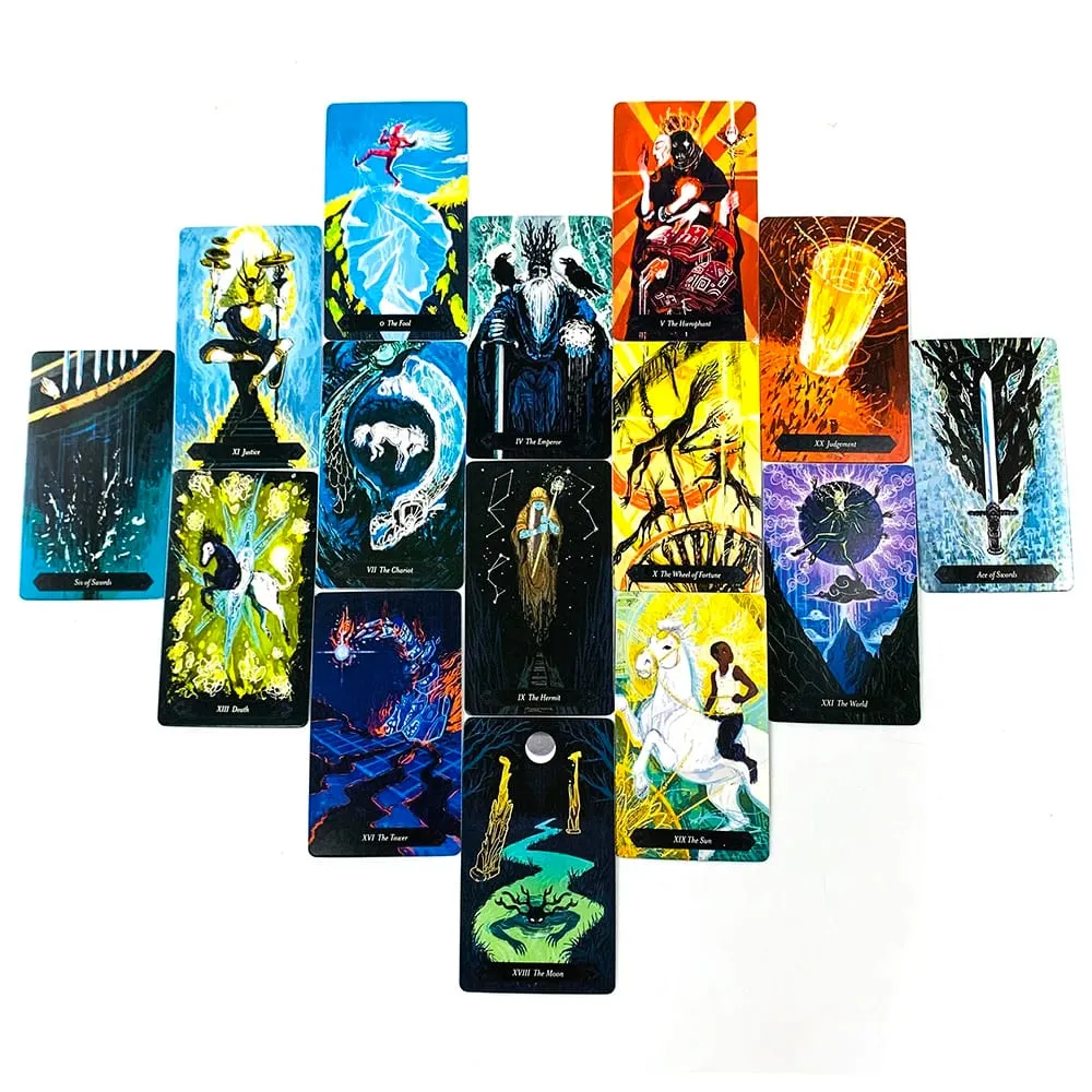 عمل فني غامض من LUBANKO Tarot Deck، متين ومحمول للتأمل وألعاب الحفلات، مثالي للتوجيه الروحي والجامع — image 5