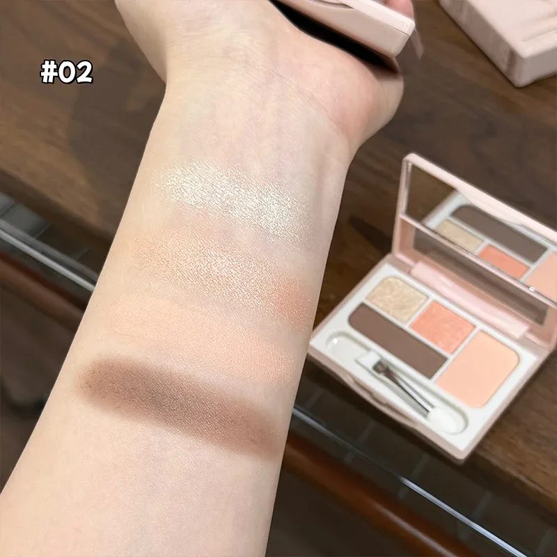 ART VALUE Pearlescent Eyeshadow Palette Makeup Lasting Glitter Matte Eye Shadow Shimmer Contouring Highlight Shadow Cosmetics