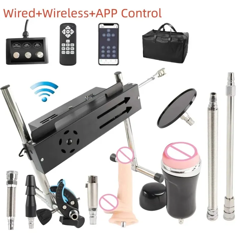 200W Powerful Sex Machine Quite & Intelligent Love Machine Dildos for Women and Men Long Strokes 1-15cm Sex Machine