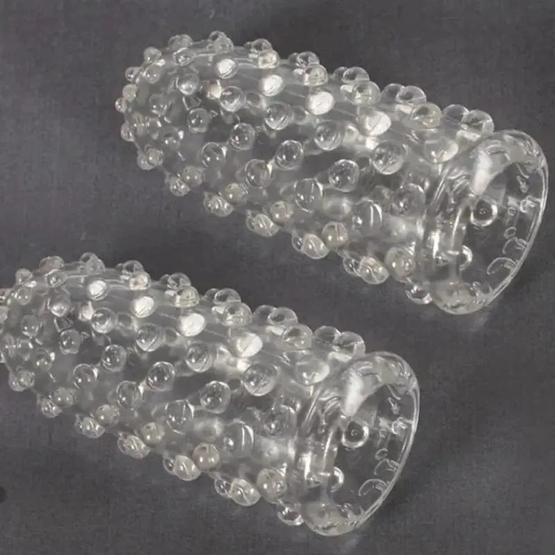 2 Pack TPE แขนไม่มีเครื่องสั่น G Spot Orgasm นวด Clitoris Stimulator Masturbators Anal Sex Toy สำหรับชายหญิงเริ่มต้น — image 3