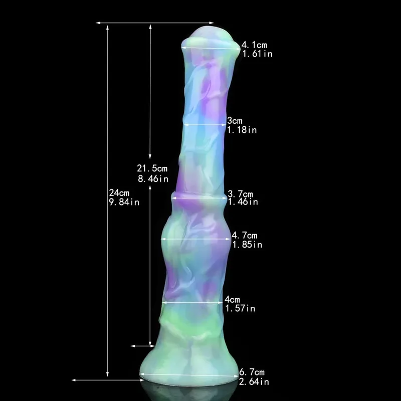 Long Horse Dildo Silicone Female Masturbator Knot Animal Anal Plug Butt Prostate Massager Stimulator Sex Toys For Couple