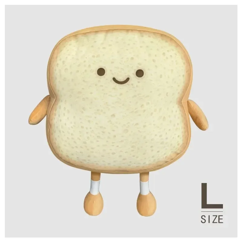 NEW Happy Sad Toast Plush Toy Sleeping Baby Stuffed Pillow Sofa Back Cushion Children Baby Birthday Present Gift Home Decor — image 12