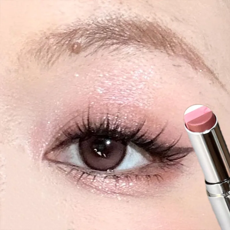 Pearlescent Eyeshadow Stick Lasting Glitter Eye Shadow Pens Makeup Shimmer Highlighter Brighten Lying Silkworm Eyeshadow