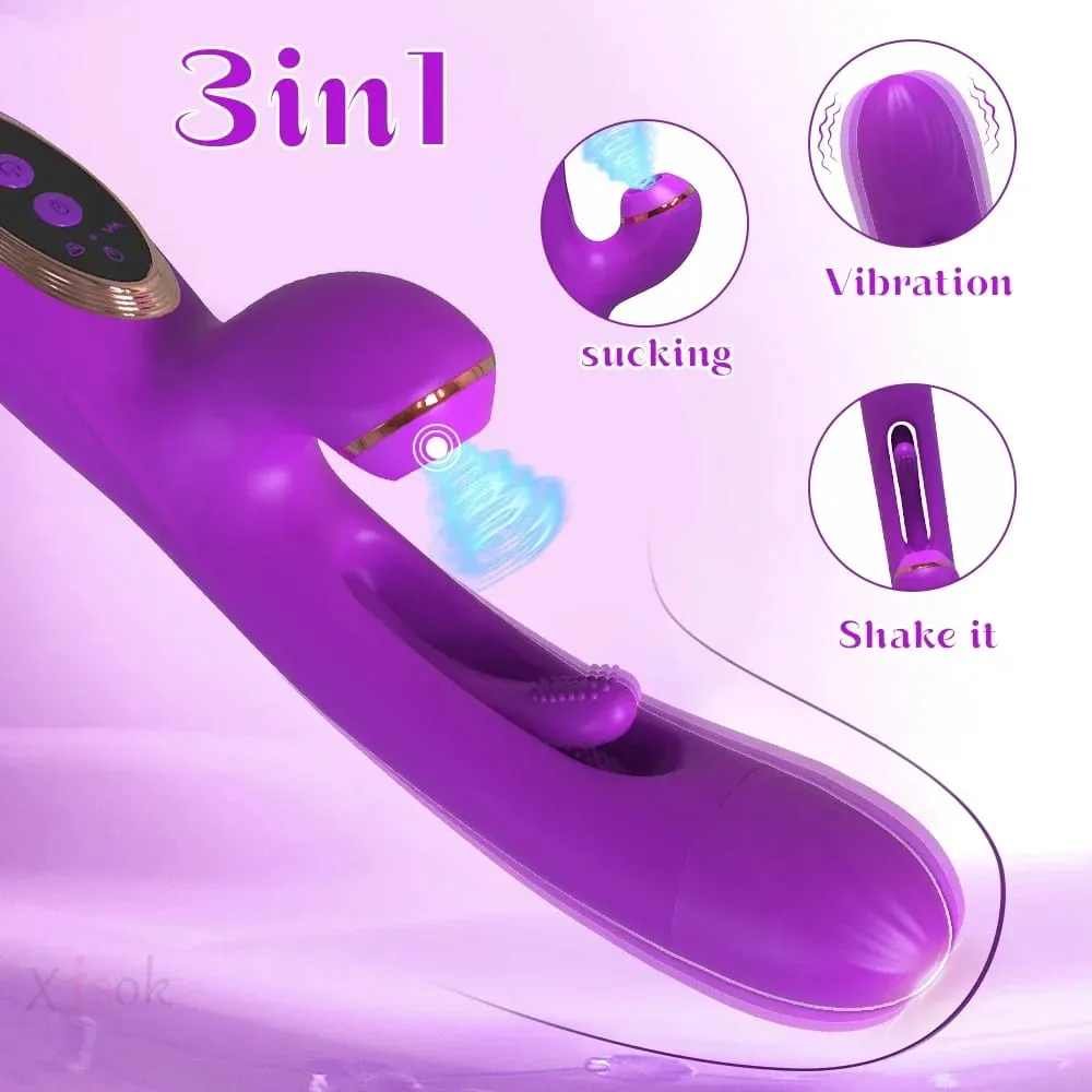 Sucking Flapping Vibrator for Women Clitoris G Spot Stimulator Dildo Tapping Vagina Massager Vibrating Adult Female Sex Toys 18+ — image 5