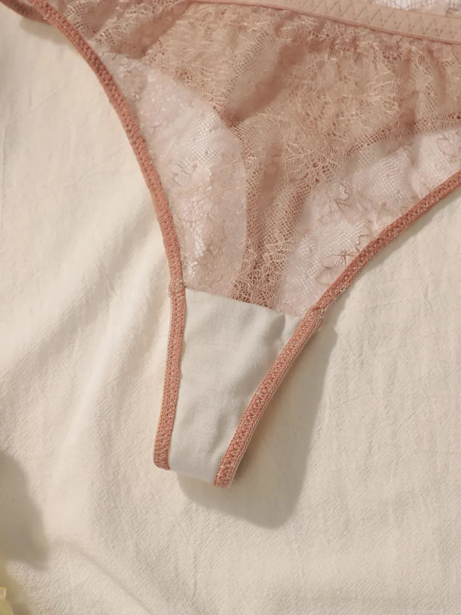 女性の甘い下着セット刺繍レースレースのシームレスな襟プッシュアップショルダーストラップ調節可能なブラセット YS2920
