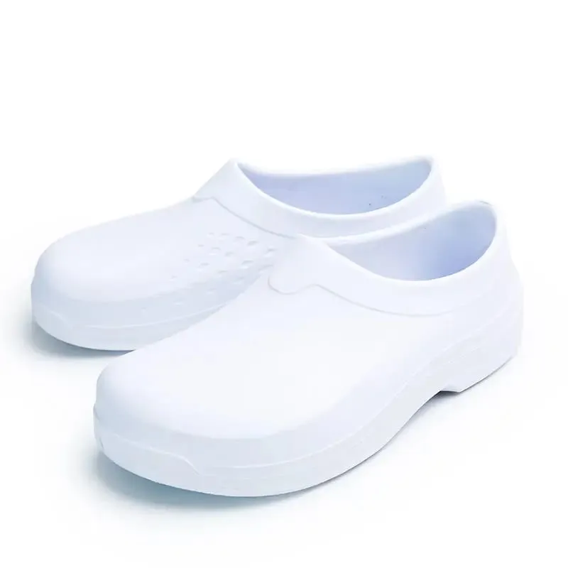 Surgical Shoes Non-Slip Clogs Operating Room Slippers Perforated Shoes Unisex Laboratory Protective Non-Slip Slippers Nurse Shoes — image 6