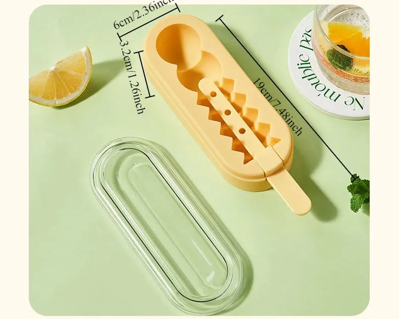 Creative Tomatoes on Sticks Ice Cream Mold Food Grade Household Ice Lolly Silicone Mold
