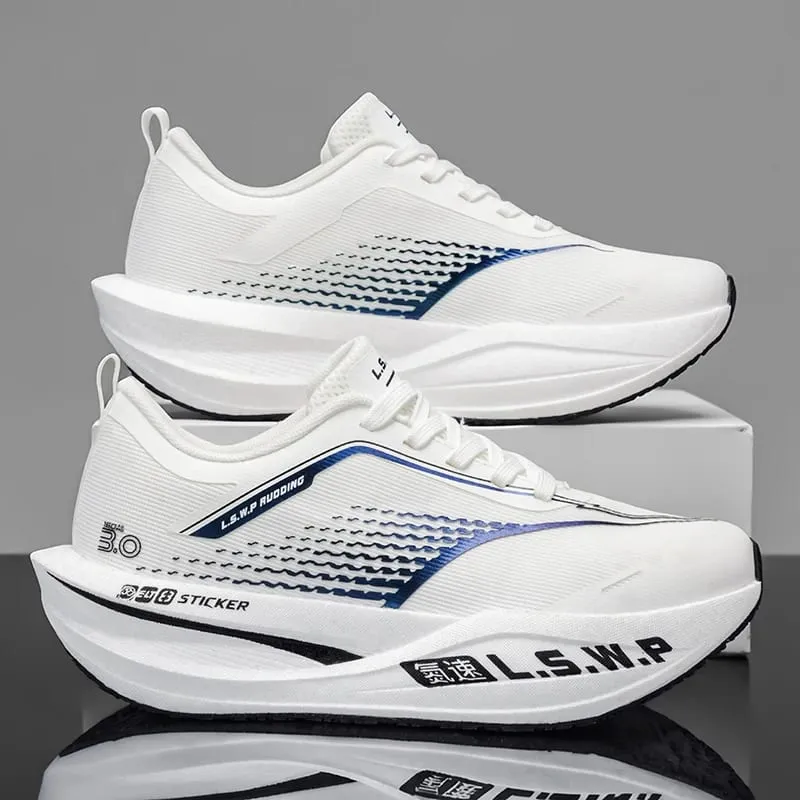 Men Casual Running Shoes Marathon Athletic Trail Sports Outdoor Carbon Plate Breathable Lightweight Comfortable Women's Sneakers — image 6