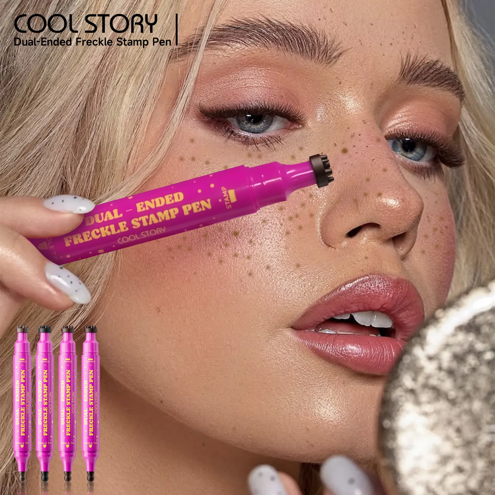 Double Eyeliner Freckles Pen All-in-One Natural Waterproof Lasting Seal Spot Pen Natural Simulation — image 6