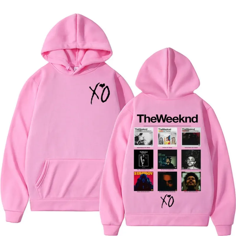 Rapper The Weeknd Album Cover Graphic Hoodies Men Women Fashion Hip Hop Pop Music Sweatshirt Bodywarmer Comfort Hoodie Pullovers — image 9