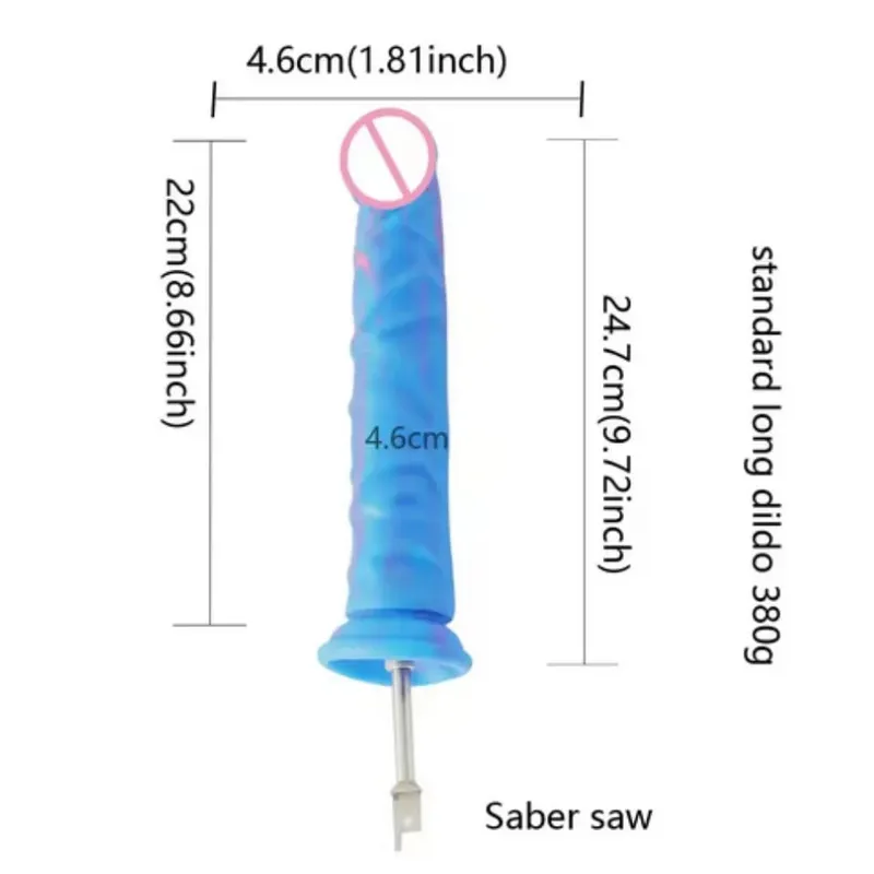 Saber Jigsaw Reciprocating Saw Large Silicone Dildos Reciprocating Saw 3XLR VAC-U-LOCK Adapter Attachments Sex Machine — image 9