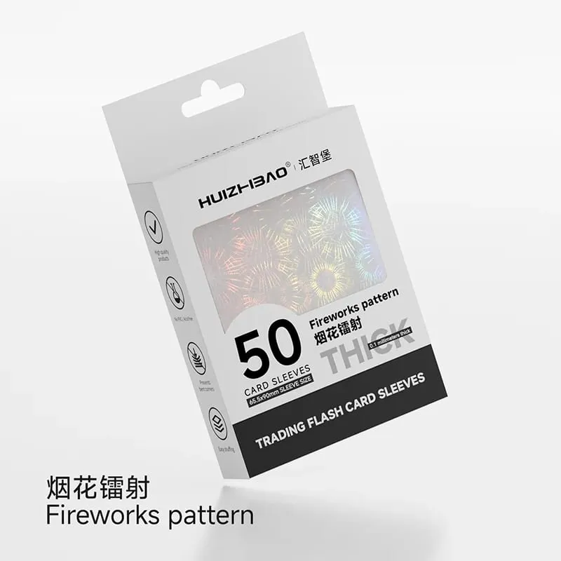 65,5×90 mm holografiska korthylsor Färgglada genomskinliga kortskydd för TCG-kort i standardstorlek/japansk storlek — image 8