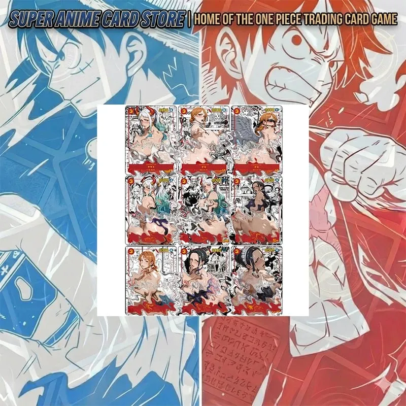 Diy Japanese Anime Opcg One Piece Card Set Yamato Nami Boa Hancock Nico Robin Carrot Perona Shirahoshi Uta Collectible Cards