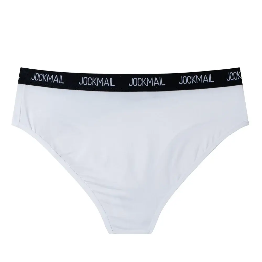 Jockmail Мужское нижнее белье с низкой талией Сексуальные спортивные дышащие летние трусы из ледяного шелка Большая сумка Нейлоновые однотонные мужские трусики — image 34